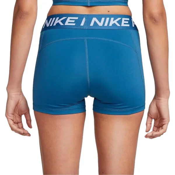 NEW Nike Pro Women's 3" Shorts Industrial Blue/White CZ9857-457 Size XXL 2XL - Image 2