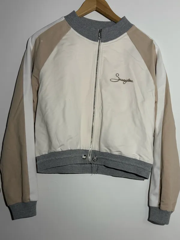 Beige & Cream Track Pants and Jacket Set Cotton - Image 14
