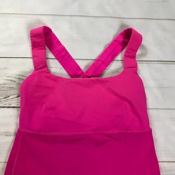 Lululemon Womens Pink Wide Strap Camisole Tank Top - Image 3