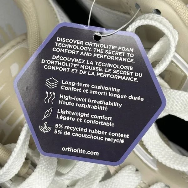 NWT New Balance 480 Beige Cream White Leather Sneakers Mens 7.5 Womens 9 No Box - Image 10