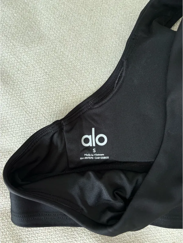 Alo black airlift advantage racerback sports bra - Image 4