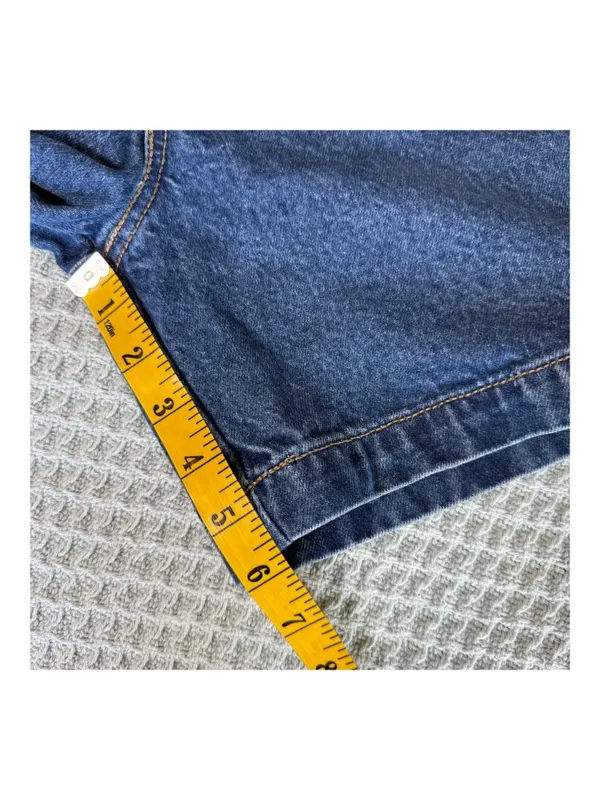 Vintage Lawman Jeans Denim Mom Shorts Womens Juniors 5 90s Western Cowgirl Jorts - Image 7