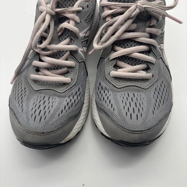 Asics Gel-Contend 7 Womens Running Shoes Grey Pink Sneakers Size 8 - Image 10