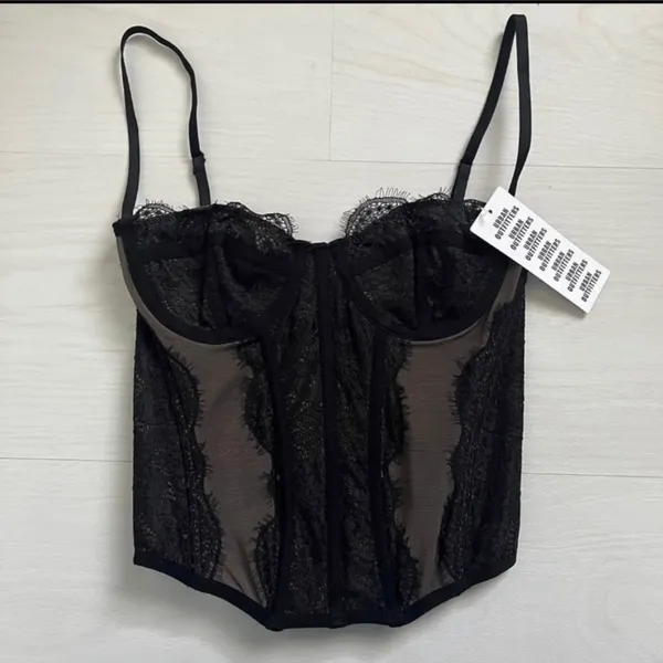 Urban Outfitters Out from Under Modern Love Corset Top Black - Image 11