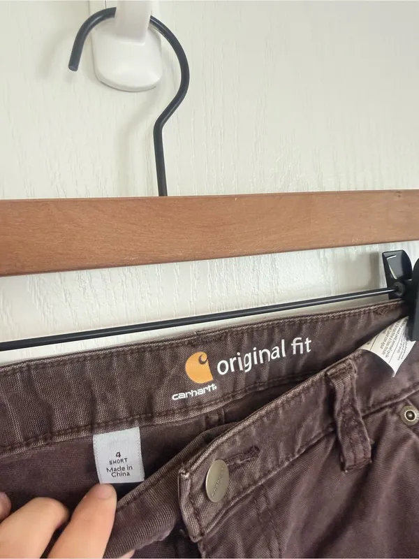 Carhartt Womens Brown Original Fit Carpenter Pants - Image 5