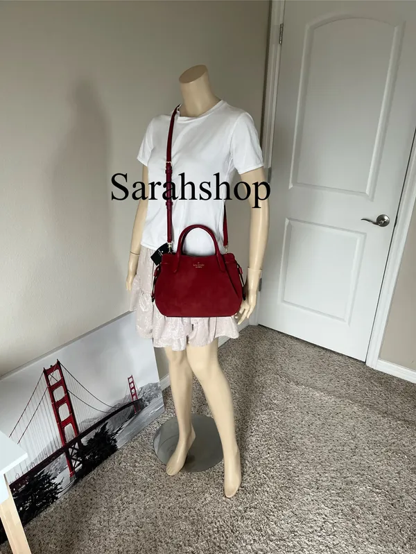 Kate Spade Dumpling Suede Small Satchel Bag - Image 6