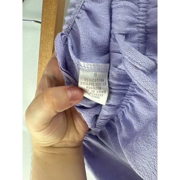 Women’s Intimate Essentials Small Lavender PJ Set Purple - Image 9
