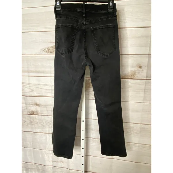 Mother The Tripper Not Guilty Women's Jeans Size 28 Black Button Fly 1566Q-180 - Image 5