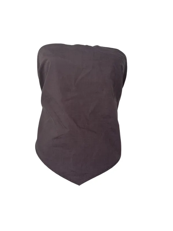 NWT Young Fabulous Broke Brown Strapless Bandana Style Top L Western Festival - Image 2