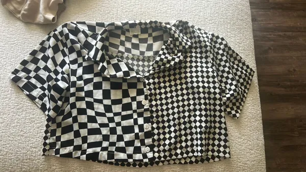 Dee Elly checkered cropped top   - Image 3
