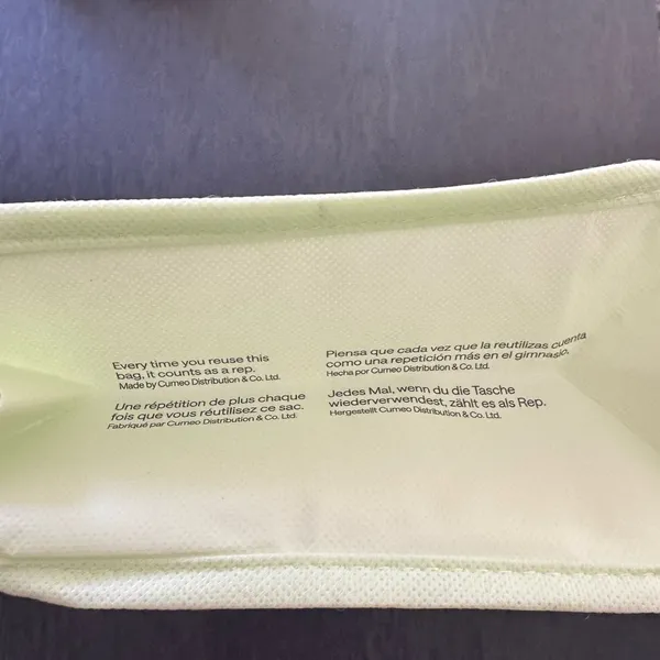lululemon athletica light green Tote Bag - Image 3