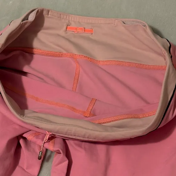Lululemon Run Pace Tight 25" Bleached Coral Athletic Leggings Zip Pocket Size 8 - Image 6