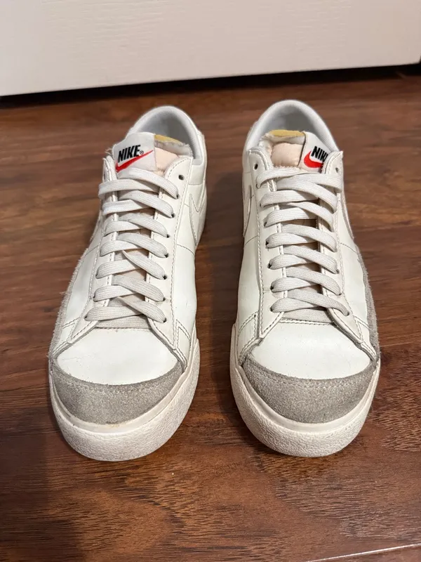 Nike‎ Blazer Low Platform Sneakers Sail Gray Streetwear Suede - Image 2