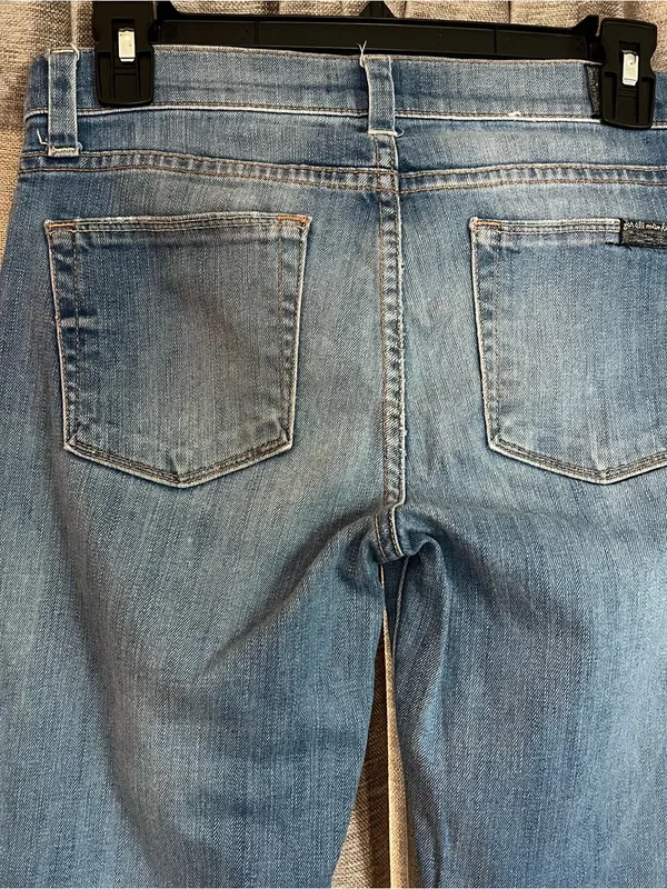 Y2K 7 for All Mankind Classic Mid Wash Women's Jeans Size 25 - Image 10