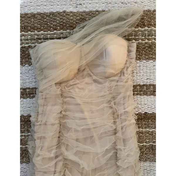 Lavish Lice NWT Ruched Off The Shoulder Sheath Dress Size UK/20, US/16 - Image 6