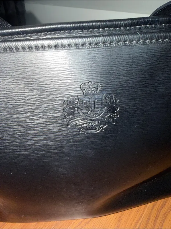Ralph Lauren Newbury Tote black pebbled leather. - Image 2