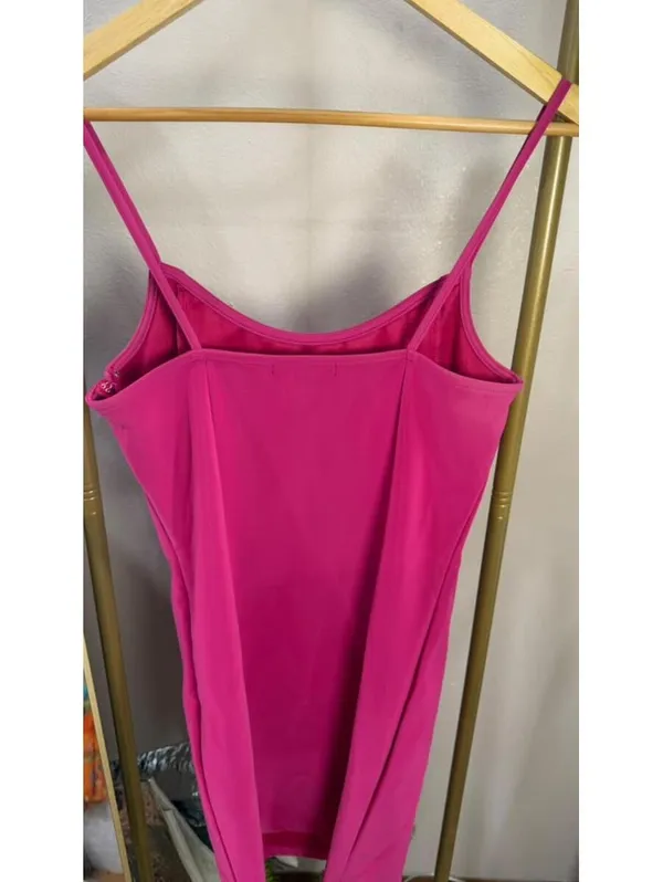 Size M FOREVER 21 summer dress pink - Image 4