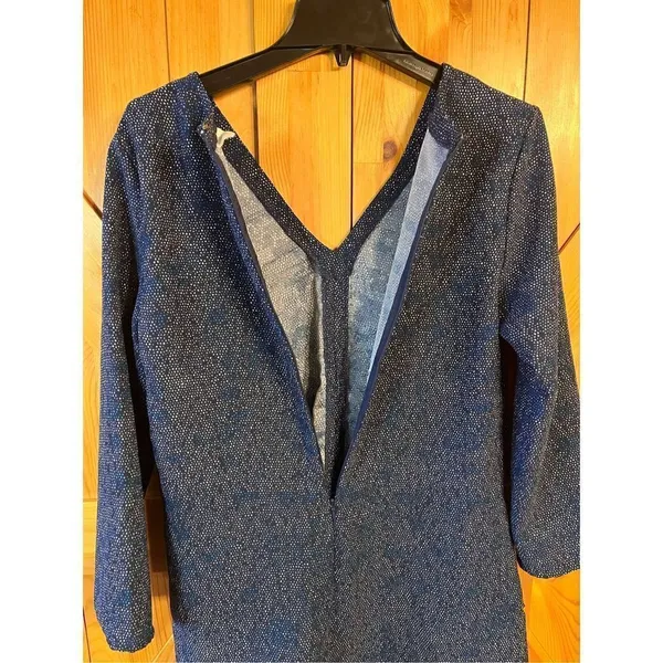 Gap Long Sleeve Dress Size Small Blue Print Long Sleeve Dress (2342) - Image 6