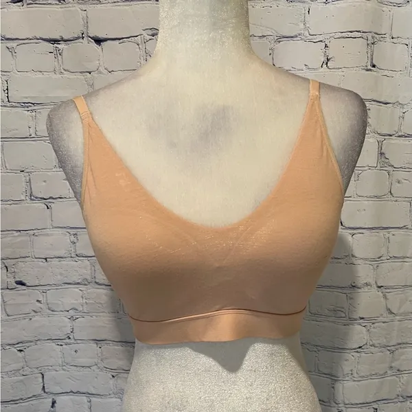 Kenneth Cole Reaction Nude Cotton Bra Size Medium - Image 2