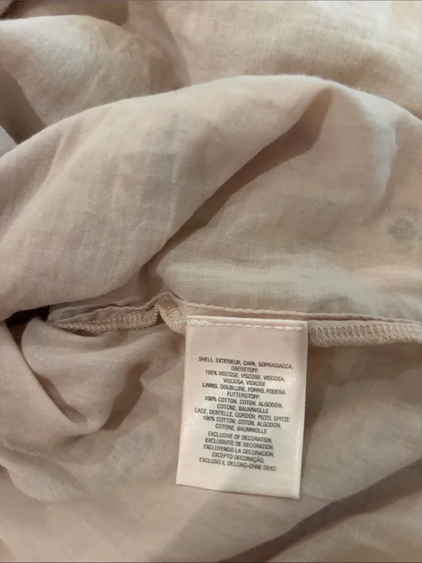 New With Tags Anthropologie Maeve Embroidered Slip Dress Sz M - Image 14