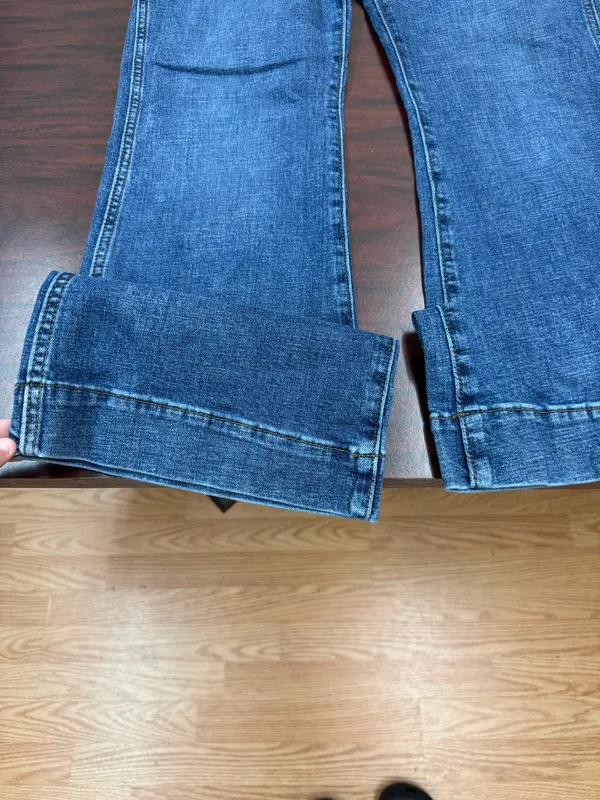 Wrangler Bailey High Rise Trousers Denim Jeans Size 32x32 - Image 2