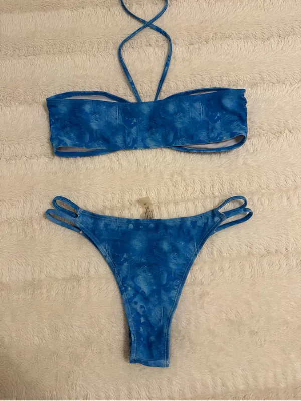 Shein Blue Bikini Set, Size Small - Image 2