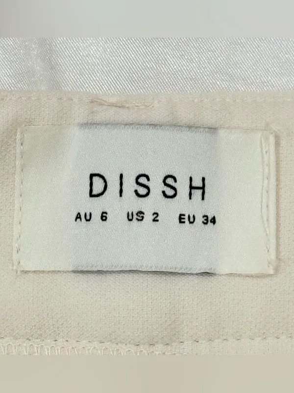 Dissh Jackson Tapered Trouser Pants 2 Cream Minimal Clean Girl Scandi Work Chic - Image 10