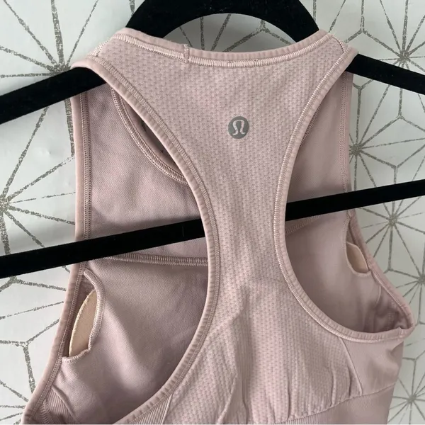 Lululemon Ebb to Train Bra *Medium Support, C/D Cup Porcelain Pink - Image 7