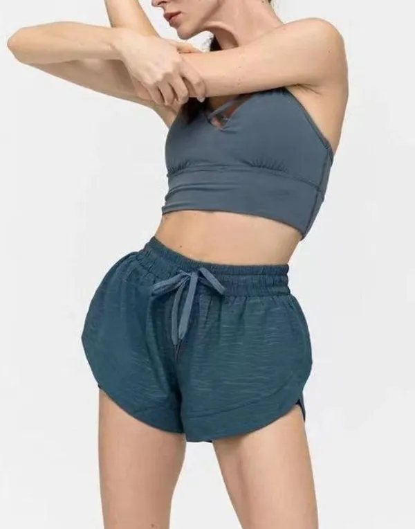 J.ING Core Blue Running Shorts Blue Black - Image 3