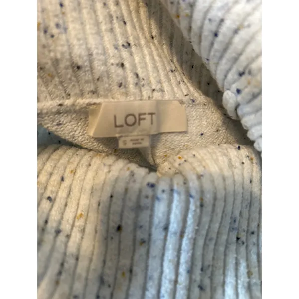 LOFT Speckled‎ Cozy Turtleneck Sweater Women's Size S Oversized - Image 5