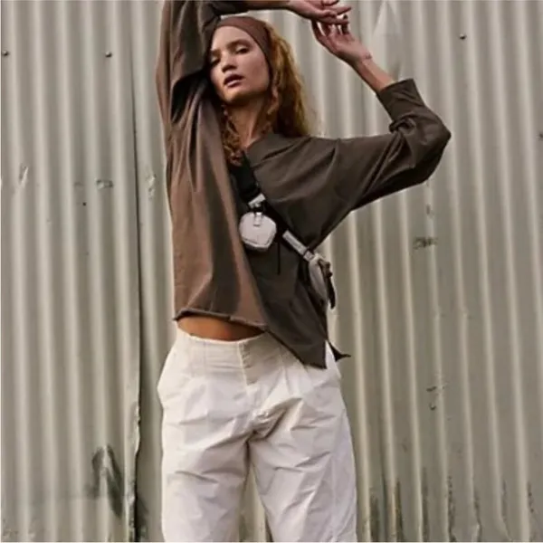 Free People Movement Inspire Boyfriend Layer Top‎ Size XS - Image 3