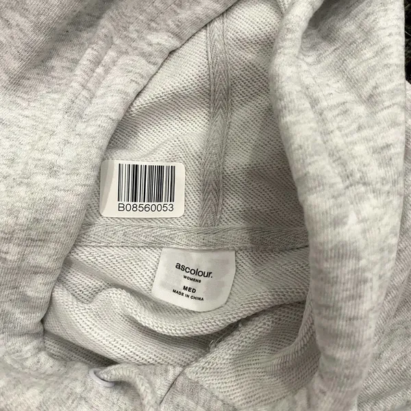 Create Beauty out of Pain" Hoodie in Grey, Size M​​​​​​​​​​ - Image 3