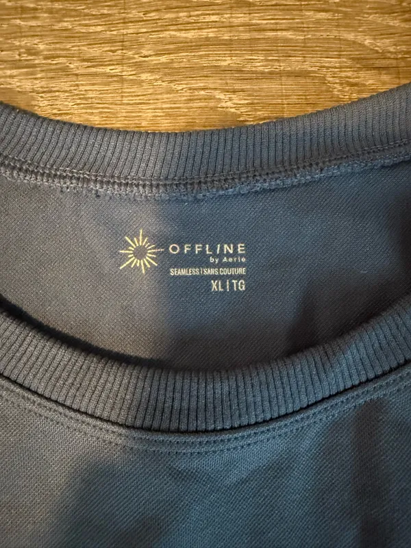 Aerie offline workout long sleeve crop top - Image 2