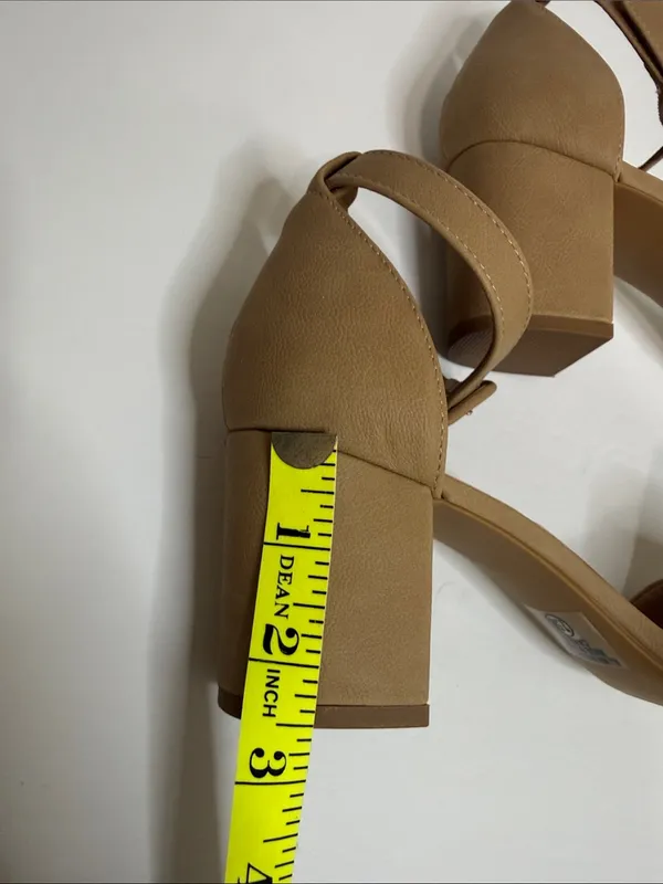 Women’s Tan Block Heel Ankle - Image 8