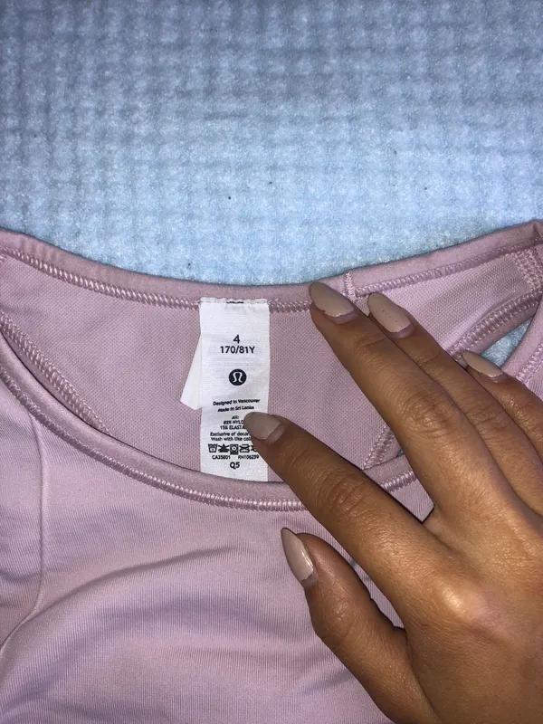 Lululemon ebb to train bra - size 4 porcelain pink - Image 8