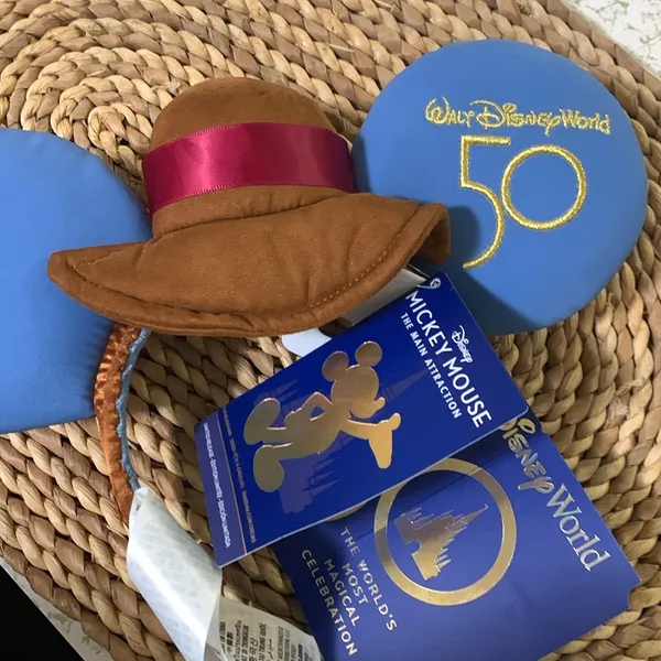 Disney Parks NWT Big Thunder Mountain Railroad Mickey Ears 50 anniversary - Image 5