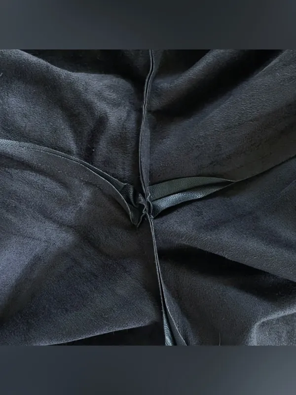WeWoreWhat Vegan Leather‎ Moto Overalls Zipper Black XS NWT - Image 7