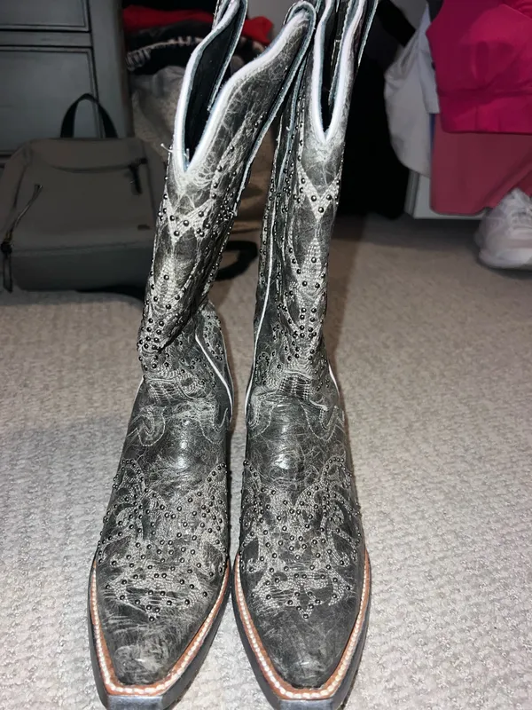 Cowboy boots Black Size 6.5 - Image 11