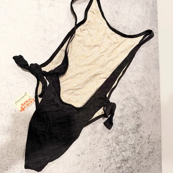 NWT Free People Free-est The Pamela One Piece Swimsuit Black Size Small S - Image 6