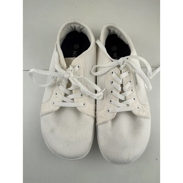 WHITING White Mesh Sneakers Barefoot Minimalist Athletic Shoes‎ Size 40 9.5 - Image 2