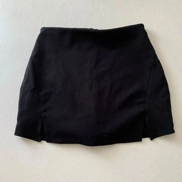 Windsor Black Stretch Mini Skirt S Y2K Going Out Bodycon Clubwear - Image 2