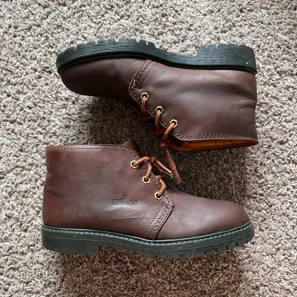 Sebago Brown Leather Waterproof Hiking Boots Size 8 - Image 2