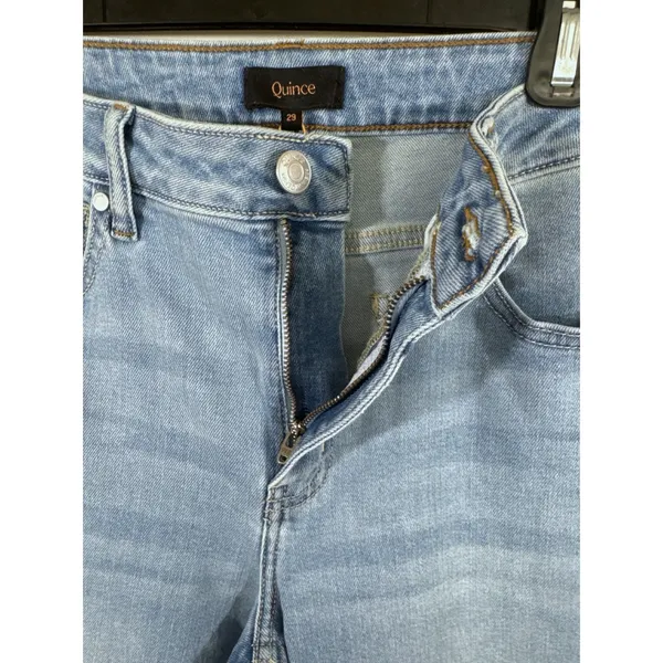 Quince Bella Stretch Relaxed Straight Jeans Womens Size 29 NWT Casual Minimalist - Image 5