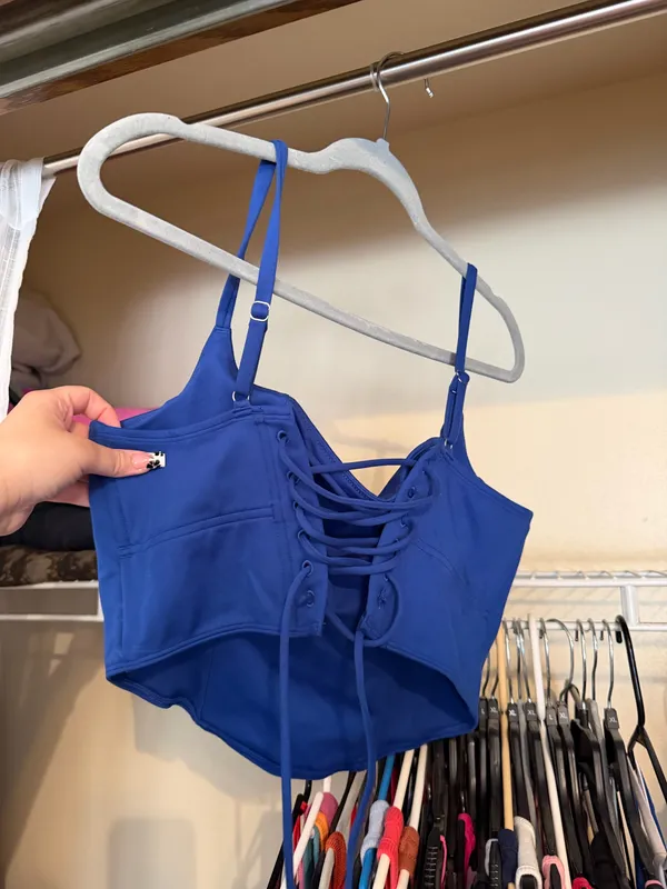 Gilly Hicks Top Corset Blue - Image 2