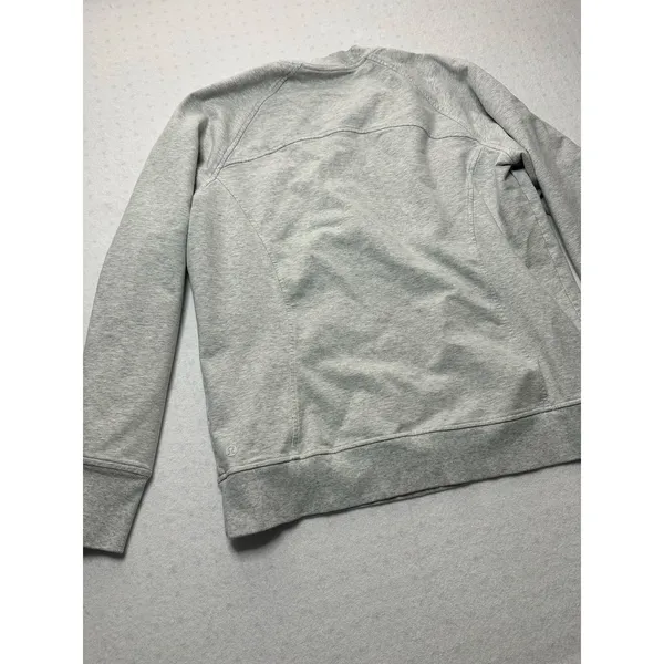 Lululemon Gray Scuba Crewneck Sweatshirt Size 16 - Image 2
