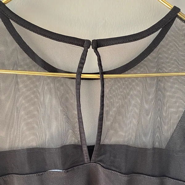 Express Black Top with Sheer Sleeves - Image 13