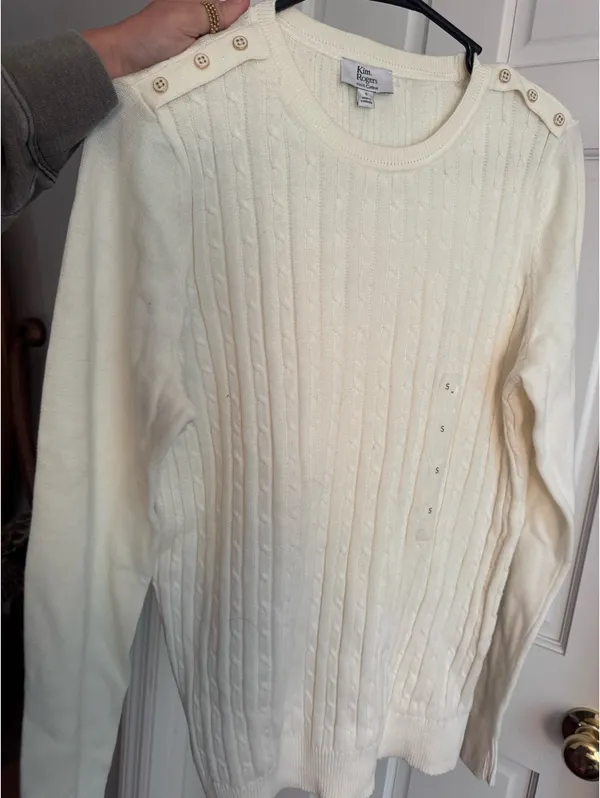Cable Knit Sweater - Image 4
