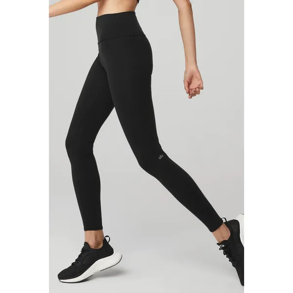 NWT ALO 7/8 High Waist Airbrush Leggings Black Size Medium Brand New - Image 2
