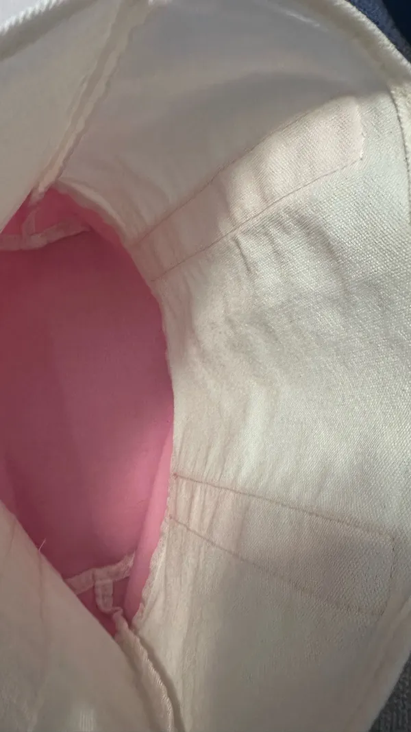 Pink and Cream Tote Bag - Image 3