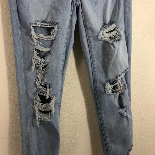 American Eagle Hi-rise jeggings crop distressed - Image 3